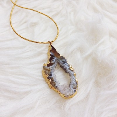 Sparkling Geode Necklace